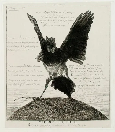 Gravura Bracquemond - Margot la critique 
