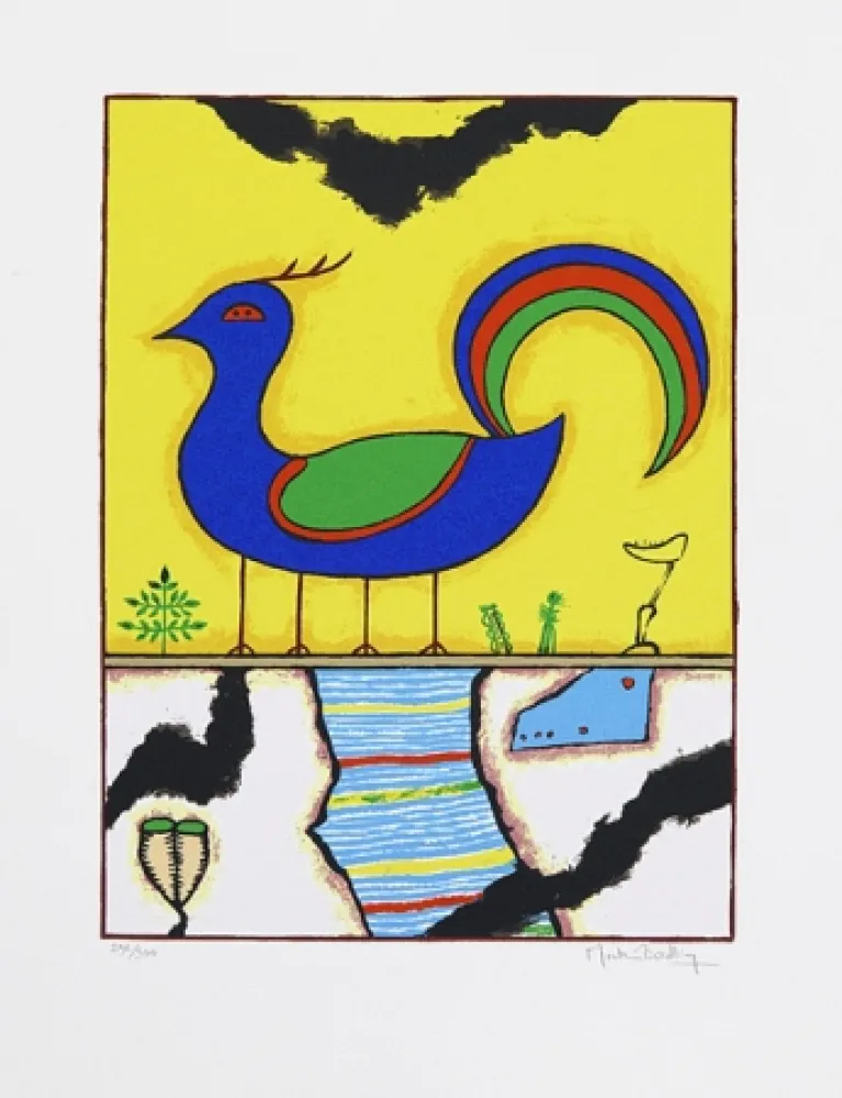 Serigrafia Bradley - Blue Bird