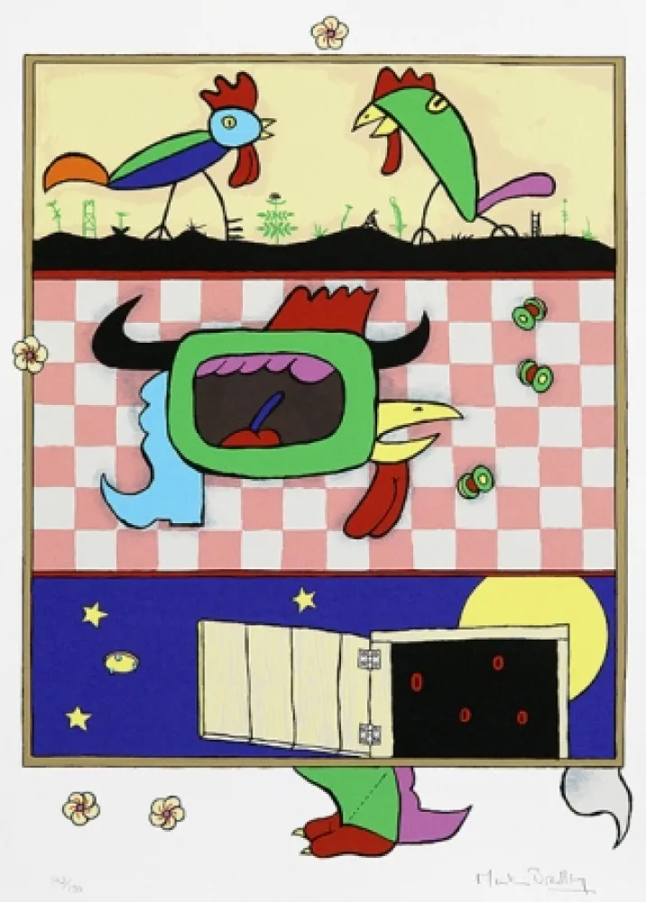 Serigrafia Bradley - The Chickens