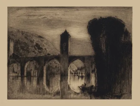 Gravura Brangwyn - Bridge