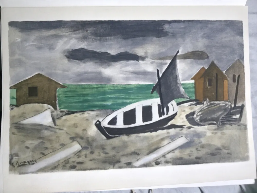 Estêncil Braque - A Varengeville, Douze Contemporains 1959