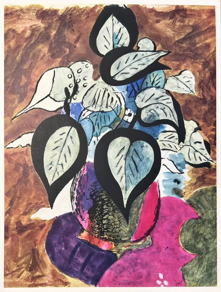 Litografia Braque (After) - Carnets intimes de Braque VIII