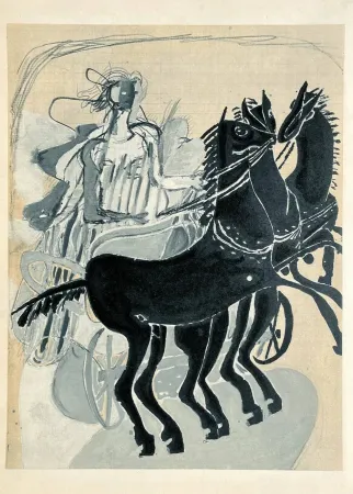 Litografia Braque (After) - Carnets intimes de Braque XI