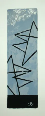 Litografia Braque (After) - Ciel gris I.