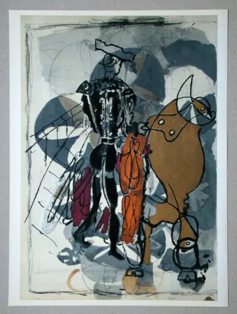 Litografia Braque (After) - Le Torero