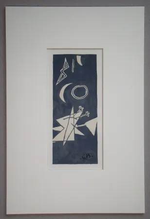 Litografia Braque (After) - Nocturne