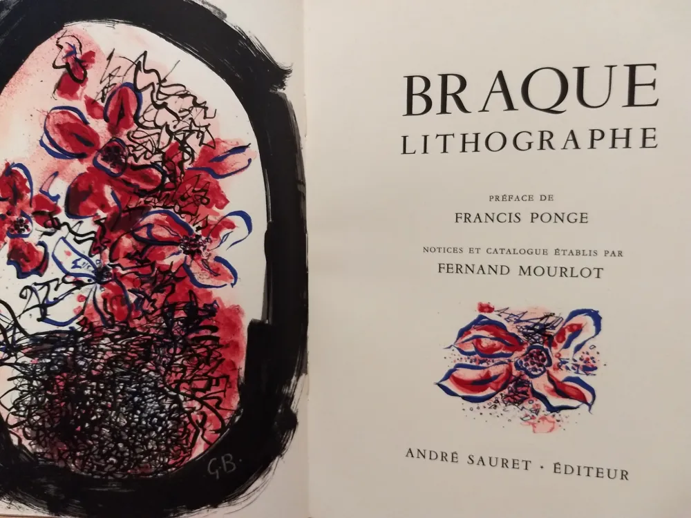 Livro Ilustrado Braque - Braque Lithographie