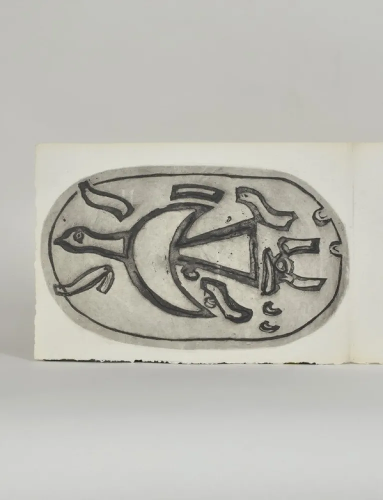 Gravura Braque - Chants de Milarepa,