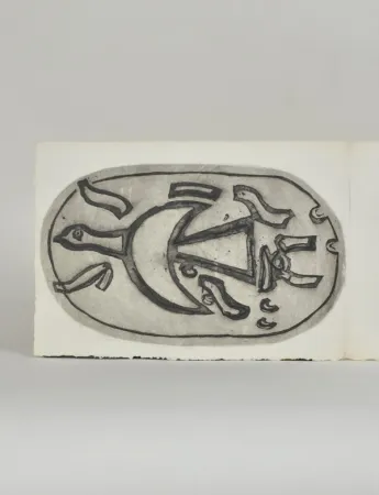 Gravura Braque - Chants de Milarepa,