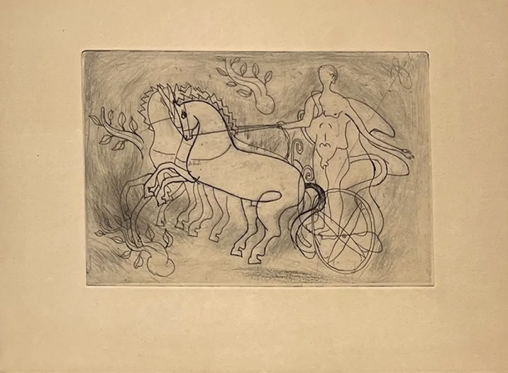 Gravura Braque - Char