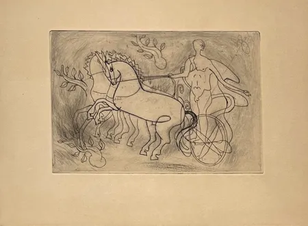 Gravura Braque - Char