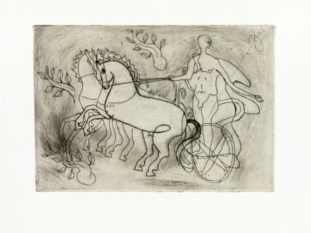 Gravura Braque - Char