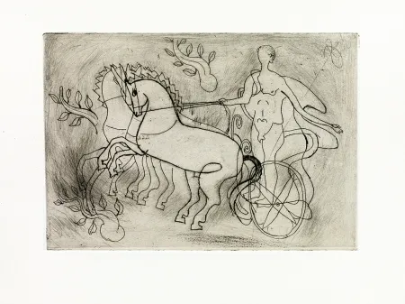 Gravura Braque - Char