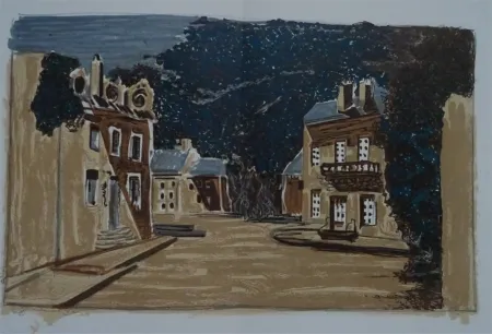 Litografia Braque - Decor pour Les Facheux