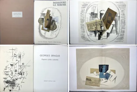Livro Ilustrado Braque - DERRIÈRE LE MIROIR n° 138. GEORGES BRAQUE 
