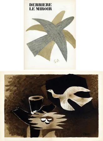 Livro Ilustrado Braque - DERRIÈRE LE MIROIR N° 85-86. BRAQUE. Avril-mai 1956.
