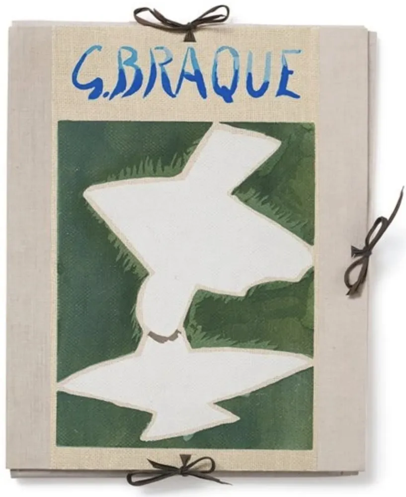 Livro Ilustrado Braque - Espaces Portfolio full signed 1957