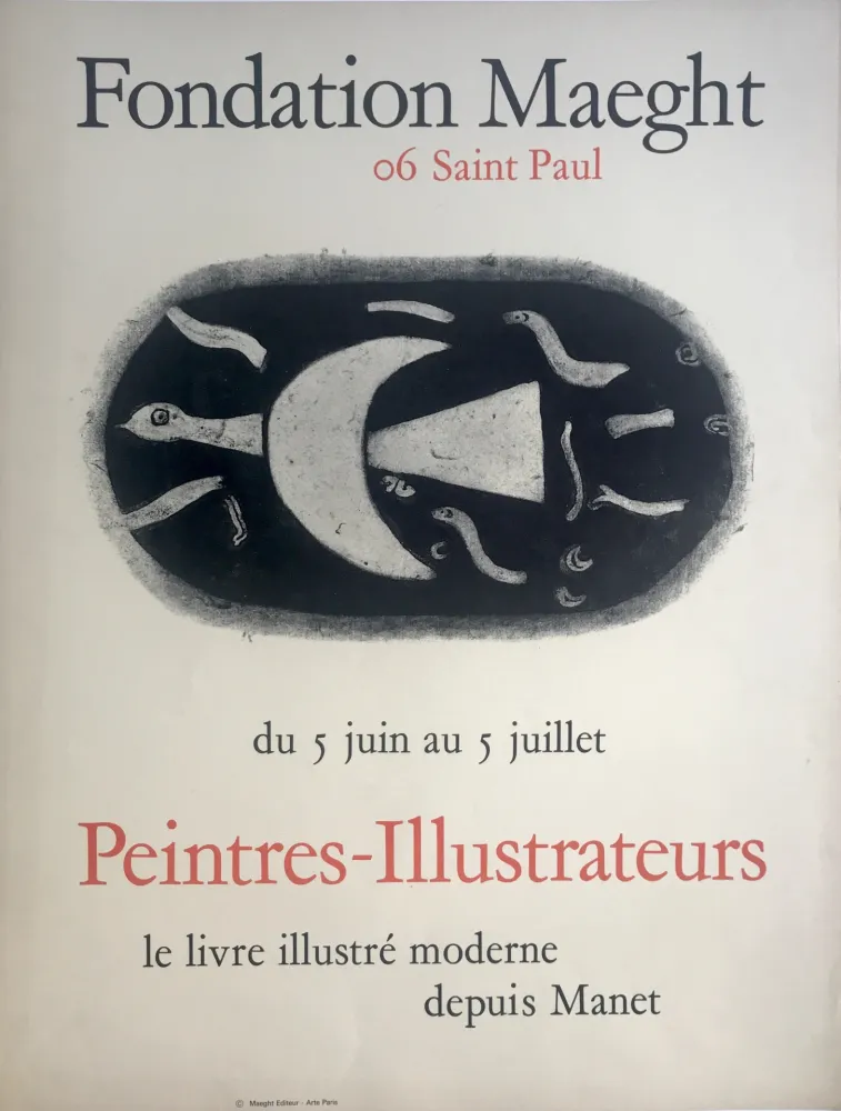 Cartaz Braque - Fondation Maeght