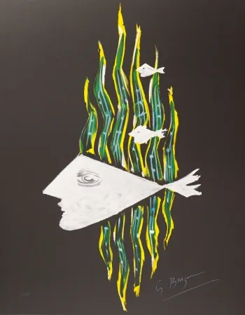 Litografia Braque - Hébé