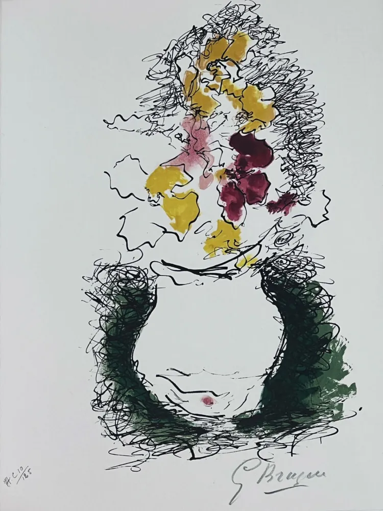 Litografia Braque - Le Bouquet 