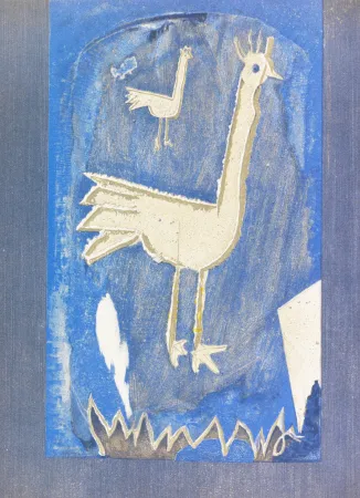 Litografia Braque - Le Coq