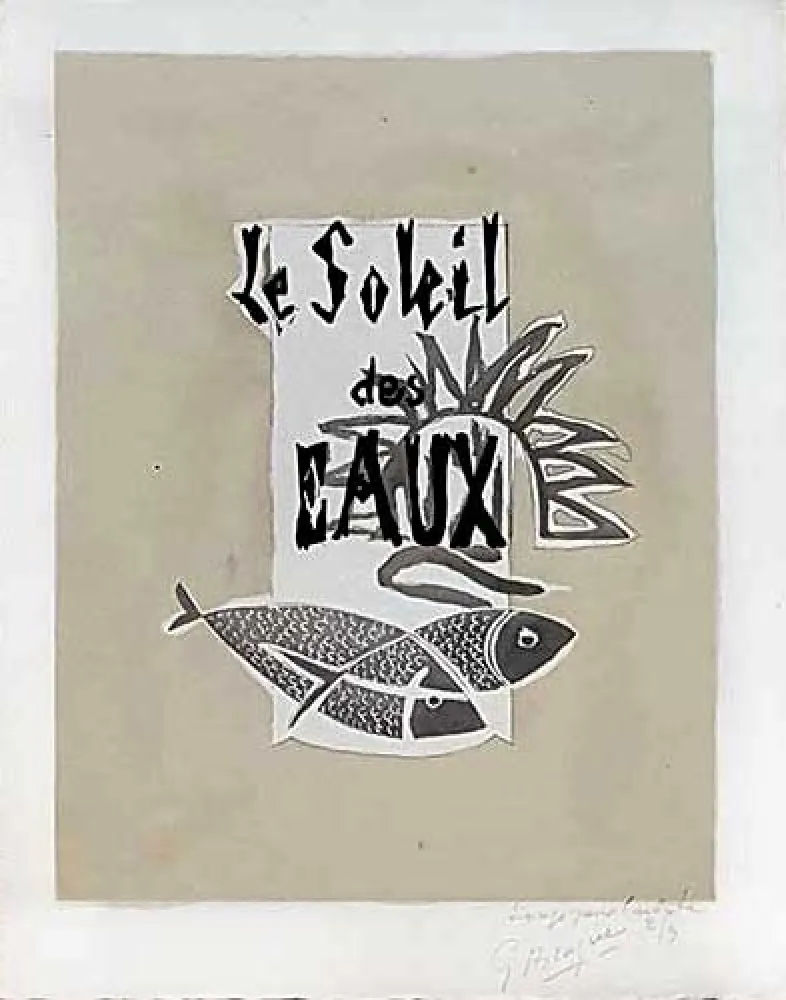 Gravura Braque - Le soleil des eaux