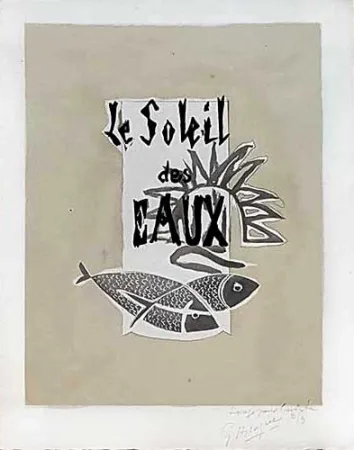 Gravura Braque - Le soleil des eaux