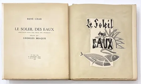Livro Ilustrado Braque - Le soleil des eaux