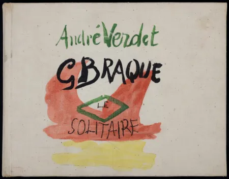 Livro Ilustrado Braque - Le Solitaire, 1959  