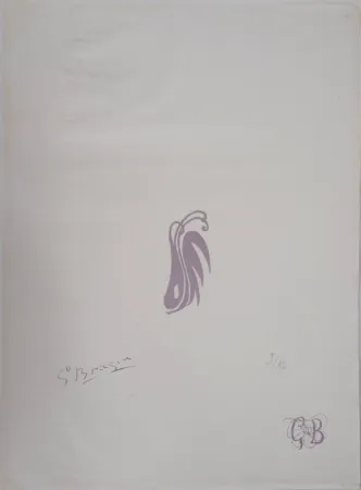 Litografia Braque - Les paroles transparentes