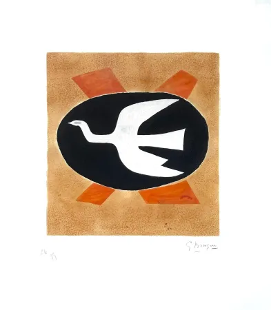 Água-Forte Braque - L'oiseau de feu (Oiseau XIII) 