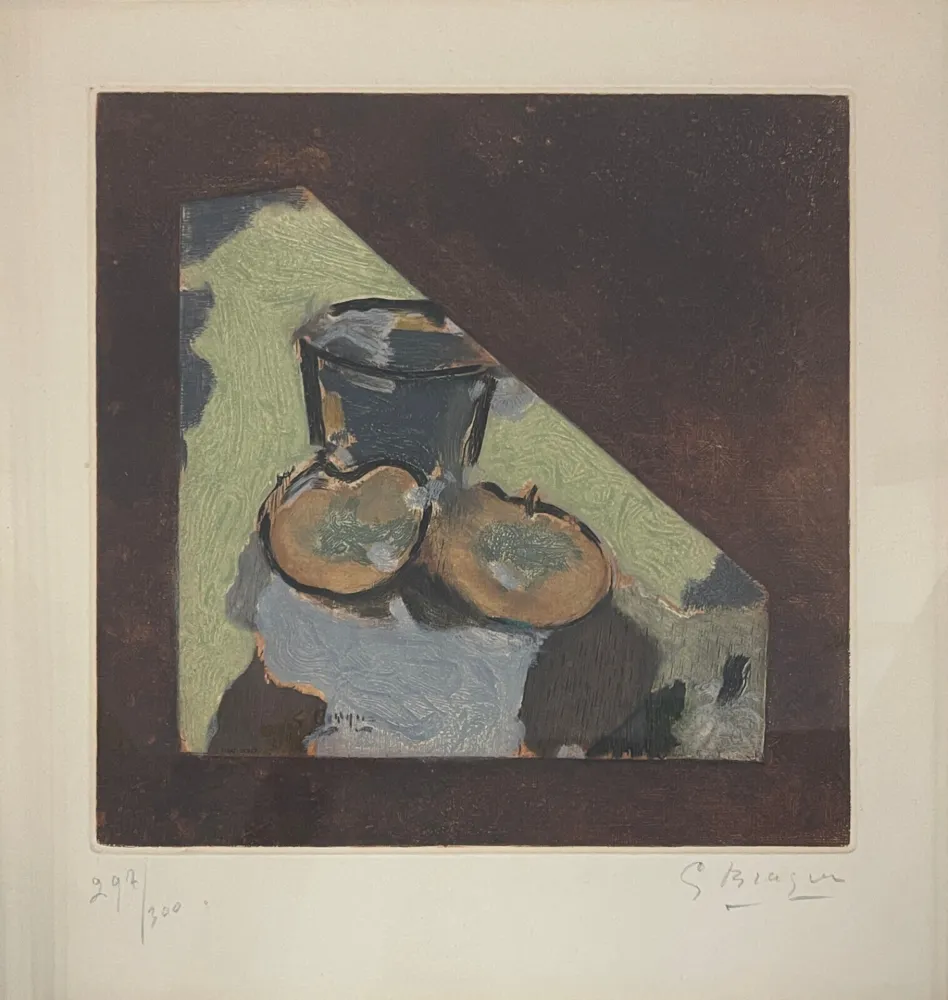Água-Forte E Água-Tinta Braque - Nature Morte Oblique
