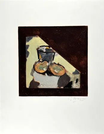 Água-Forte E Água-Tinta Braque -  Nature Morte Oblique 