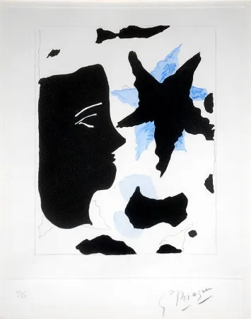 Água-Forte Braque - Nouvelles Sculptures et Plaque Graveés