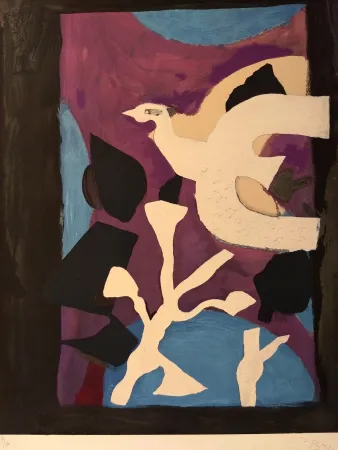 Litografia Braque - Oiseau