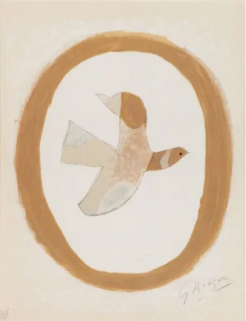 Litografia Braque - Oiseau des sables