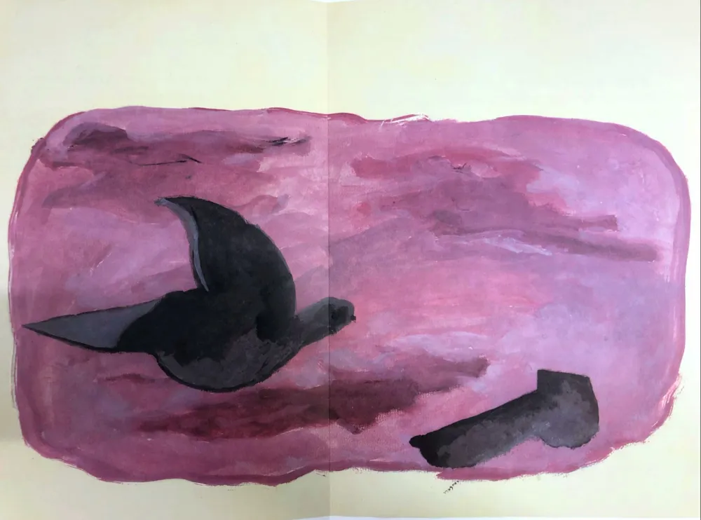 Litografia Braque - Oiseaux