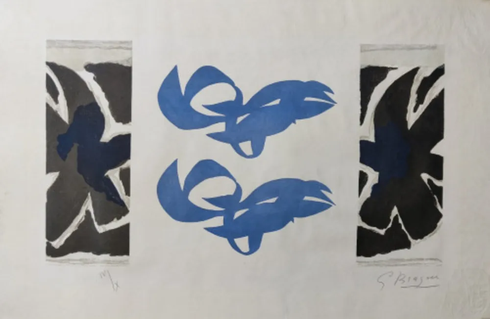 Água-Forte Braque - Si je mourais là-bas