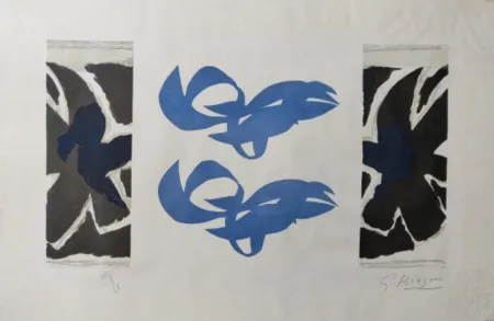 Água-Forte Braque - Si je mourais là-bas