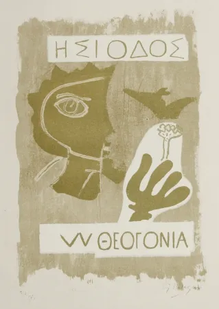 Litografia Braque - Theogonie III