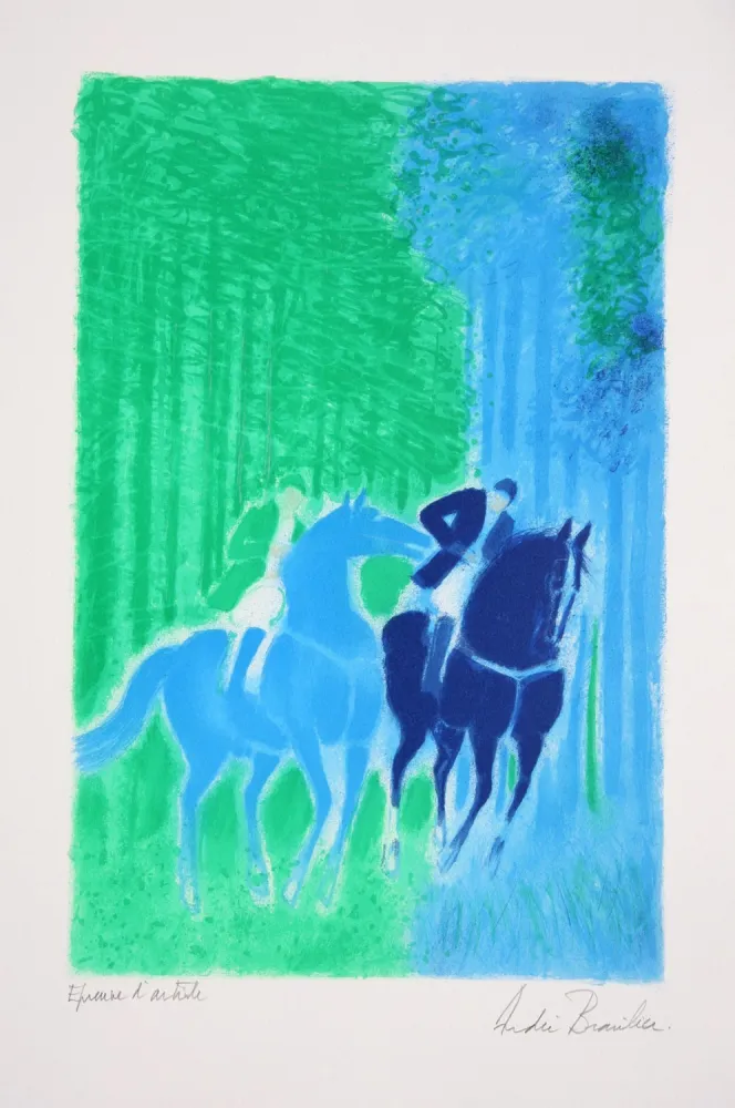 Litografia Brasilier - Les Deux Cavaliers