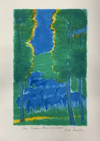 Litografia Brasilier - Les Trois Arbres