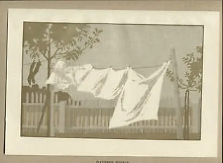 Xilogravura Braumüller-Havermann - Flatternde Windeln