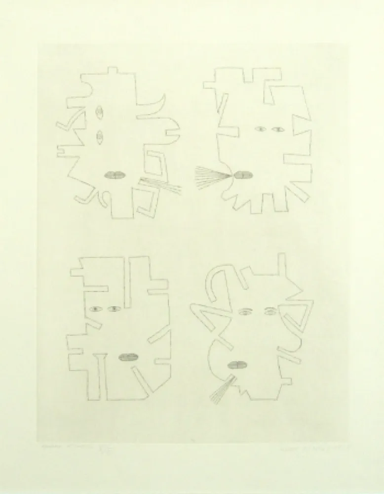 Gravura Brauner - Codex d'un visage