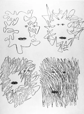 Água-Forte Brauner - Dans le néant intérieur la place du deviner implante sa force