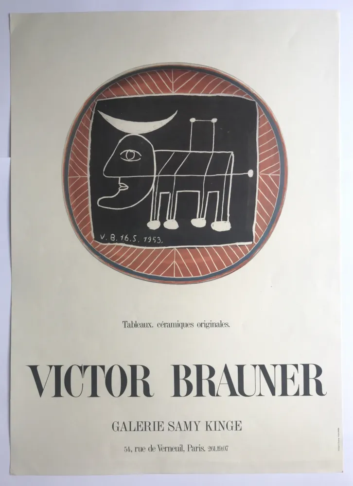 Cartaz Brauner - Galerie Samy Kinge