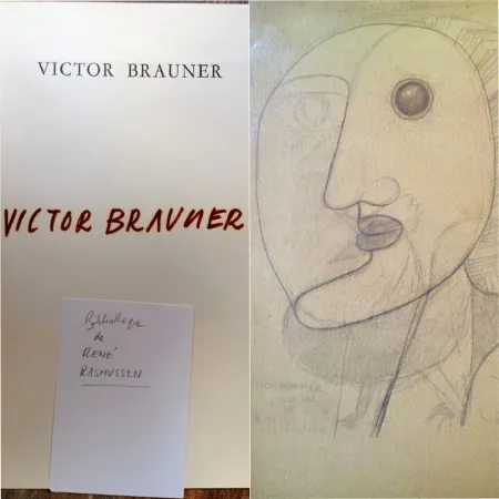 Livro Ilustrado Brauner - L'Attico - Roma, 1964 - Rare catalogue Signée au feutre, Hand signed!