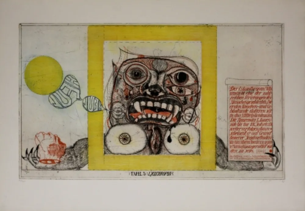 Gravura Bremer - Lycanthropus / Werewolf