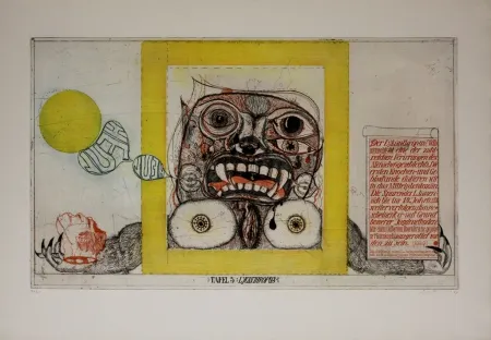 Gravura Bremer - Lycanthropus / Werewolf