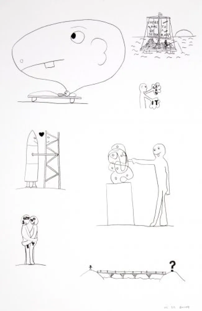 Litografia Breuning  - Random thoughts about life 3